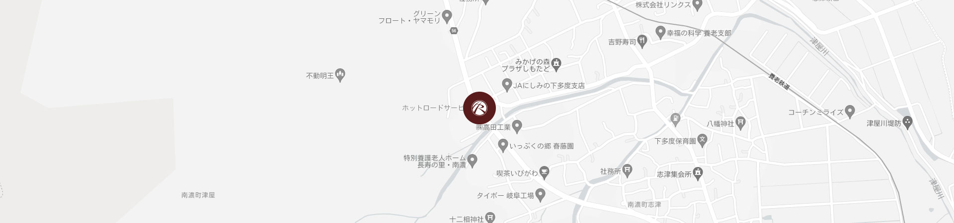 ホットロード周辺地図