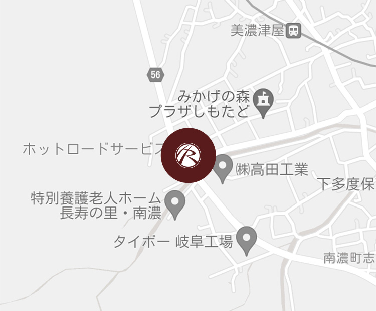 ホットロード周辺地図